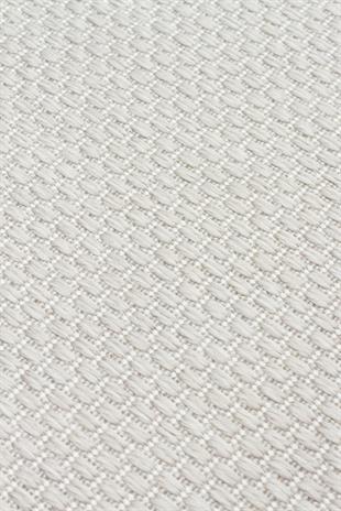 MONO MNO 05 GREY CREAM  Hav Toz Vermez Kaymaz Tabanlı İnce Halı