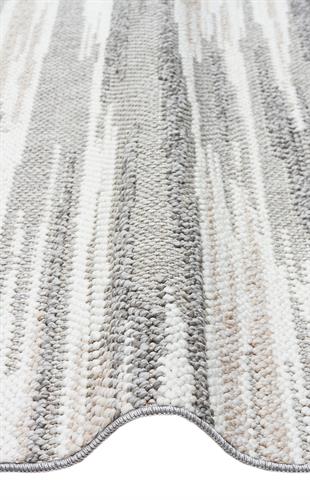 MOTTO MOT 01 GREY WHITE  Yumuşak Tuşeli Örgü Dokuma Modern Makine Halısı