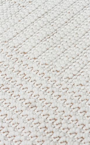 MOTTO MOT 11 WHITE  Yumuşak Tuşeli Örgü Dokuma Modern Makine Halısı