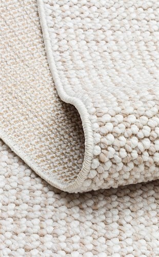 MOTTO MOT PLAIN BEIGE  Yumuşak Tuşeli Örgü Dokuma Modern Makine Halısı