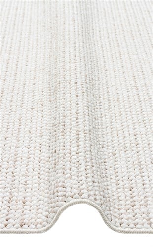 MOTTO MOT PLAIN BEIGE  Yumuşak Tuşeli Örgü Dokuma Modern Makine Halısı