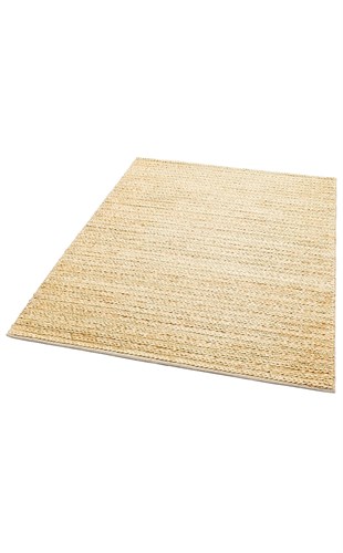 NETRA TRIPLE CREAM XW  Farklı Örgü Dokusuna Sahip El Dokuma Naturel Jüt Hasır Halı