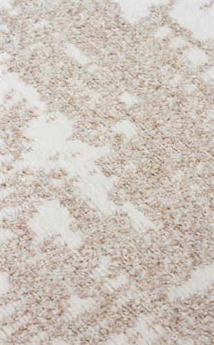 NEVADA NVD 06 IVORY CREAM  Özel Moroccon Tuşeli Hav Toz Vermez Kaymaz Tabanlı İnce Dokuma Modern Halı