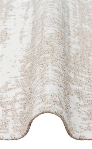 NEVADA NVD 06 IVORY CREAM  Özel Moroccon Tuşeli Hav Toz Vermez Kaymaz Tabanlı İnce Dokuma Modern Halı