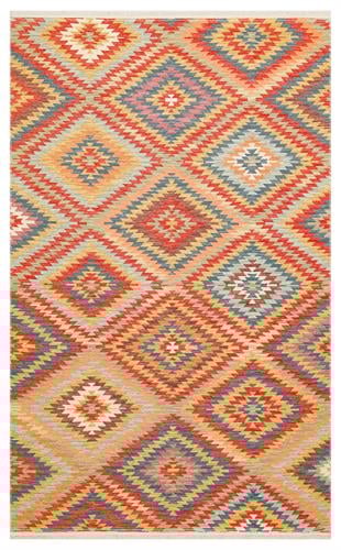 NOMAD NMD 07 TERRA  Yıkanabilir, Çift Taraflı Kullanıma Uygun Yumuşak Tuşeli Otantik Kilim