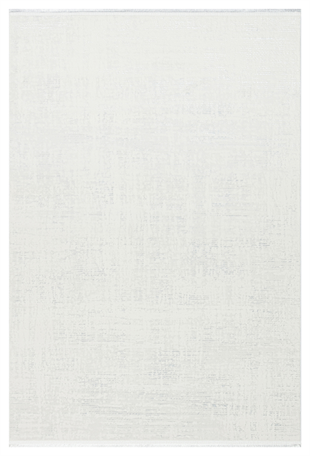 NORA NOR 02 WHITE Hav Toz Vermez Yıkanabilir Kaymaz İnce Dokuma Modern Halı