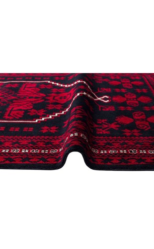 NOSTALJI 956 BLUE  Afgan / Yağcıbedir Desenli El Emeği ile Özel Tezgahlarda Üretilen Tensel Uşak Halısı