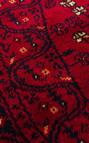 NOSTALJI 959 RED Q  Afgan / Yağcıbedir Desenli El Emeği ile Özel Tezgahlarda Üretilen Tensel Uşak Halısı