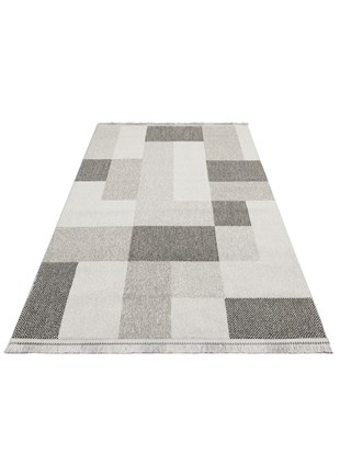 OSLO OSL 07 GREY  Hav Toz Vermez Hasır Dokuma Modern Makine Halısı