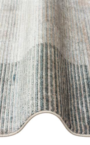 OTTO TT 01 SKY VIZON  Özel Hav Vermeyen ve Kolay Temizlenebilir Tencel Kullanılarak El Emeği ile Özel Tezgahlarda Üretilen Modern Kara Tezgah Halısı 