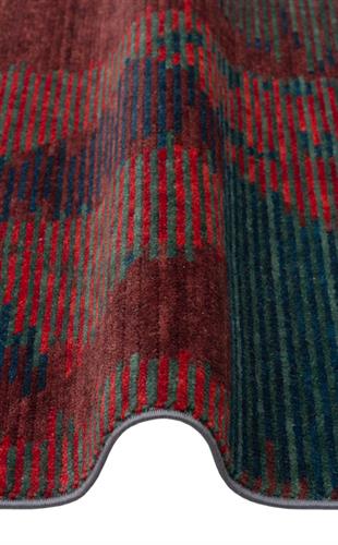 OTTO TT 02 BERRY  Özel Hav Vermeyen ve Kolay Temizlenebilir Tencel Kullanılarak El Emeği ile Özel Tezgahlarda Üretilen Modern Kara Tezgah Halısı 