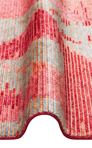 OTTO TT 02 MULTY  Özel Hav Vermeyen ve Kolay Temizlenebilir Tencel Kullanılarak El Emeği ile Özel Tezgahlarda Üretilen Modern Kara Tezgah Halısı 