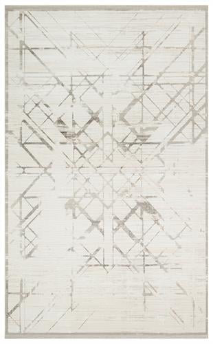 PADONA PDN 02 CREAM GREY  Extra Yumuşak Dokulu Sık Dokuma Modern Desenlere Sahip Şık Salon Halısı