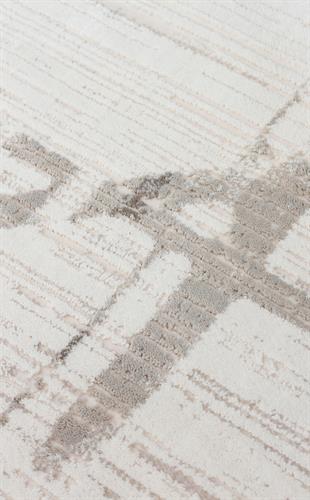 PADONA PDN 02 CREAM GREY  Extra Yumuşak Dokulu Sık Dokuma Modern Desenlere Sahip Şık Salon Halısı