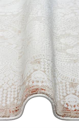 PADONA PDN 05 CREAM VIZON  Extra Yumuşak Dokulu Sık Dokuma Modern Desenlere Sahip Şık Salon Halısı