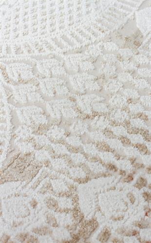 PADONA PDN 05 CREAM VIZON  Extra Yumuşak Dokulu Sık Dokuma Modern Desenlere Sahip Şık Salon Halısı