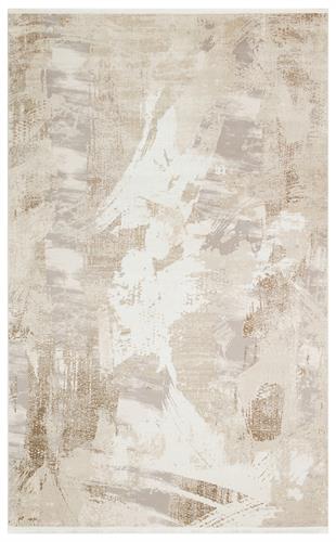 PADONA PDN 06 BEIGE GREY  Extra Yumuşak Dokulu Sık Dokuma Modern Desenlere Sahip Şık Salon Halısı