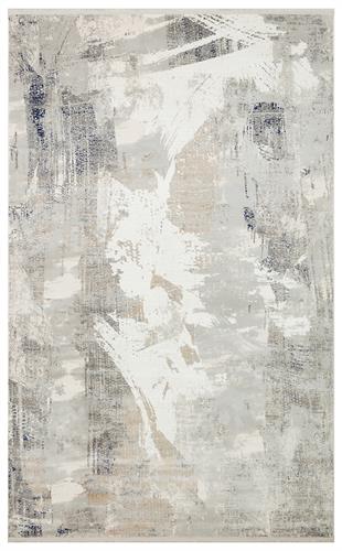 PADONA PDN 06 GREY NAVY  Extra Yumuşak Dokulu Sık Dokuma Modern Desenlere Sahip Şık Salon Halısı