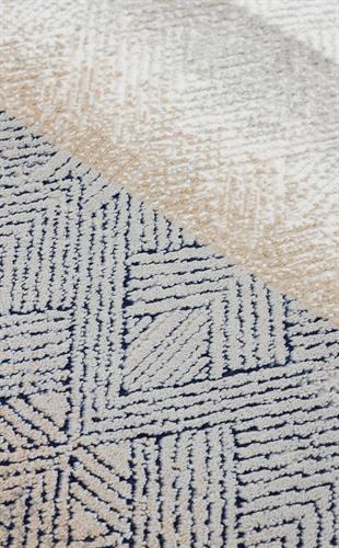 PADONA PDN 08 CREAM GREY  Extra Yumuşak Dokulu Sık Dokuma Modern Desenlere Sahip Şık Salon Halısı