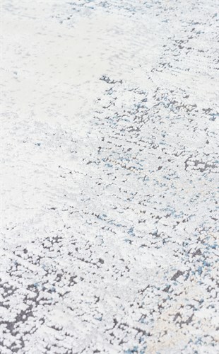 PASSAGE PLZ 01 CREAM NAVY  Yumuşak Tuşeli Sık Dokuma Modern Halı