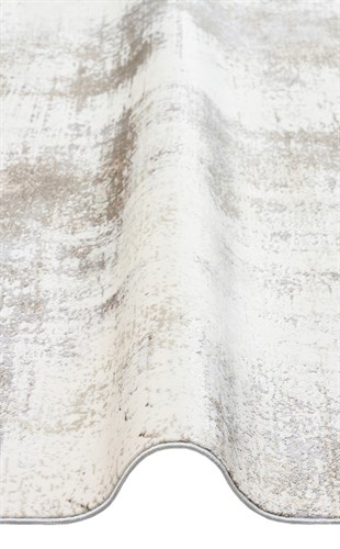 PASSAGE PLZ 01 CREAM VIZON  Yumuşak Tuşeli Sık Dokuma Modern Halı