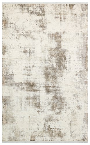 PASSAGE PLZ 01 CREAM VIZON  Yumuşak Tuşeli Sık Dokuma Modern Halı