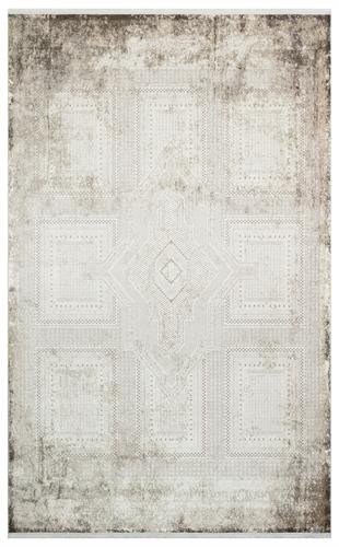 PASSAGE PLZ 02 CREAM VIZON  Yumuşak Tuşeli Sık Dokuma Modern Halı