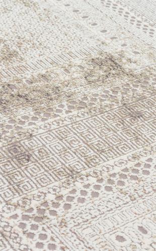 PASSAGE PLZ 02 CREAM VIZON  Yumuşak Tuşeli Sık Dokuma Modern Halı