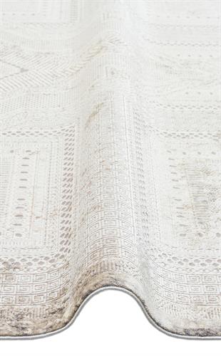 PASSAGE PLZ 02 CREAM VIZON  Yumuşak Tuşeli Sık Dokuma Modern Halı