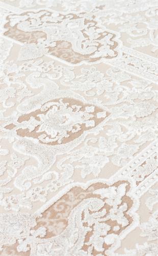 PALMIRA PLM 01 CREAM BEIGE  Yüksek Kaliteli Sık Dokuma Modern Salon Halısı
