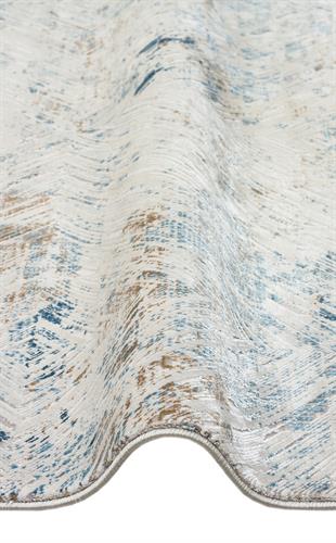PALMIRA PLM 03 CREAM BLUE  Yüksek Kaliteli Sık Dokuma Modern Salon Halısı