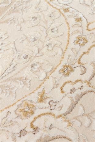 PALMIRA PLM 10 CREAM GOLD  Yüksek Kaliteli Sık Dokuma Modern Salon Halısı