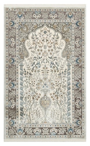 PALMIRA SECCADE PLM SCD 01 GREY WHITE  Yüksek Kaliteli Sık Dokuma Modern Seccade