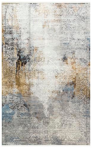 PALMIRA XW PLM 04 GREY XW  Yüksek Kaliteli Sık Dokuma Modern Salon Halısı