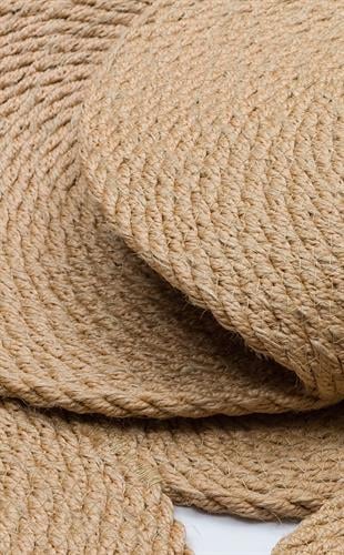 PATNA PTN 01 JUT NATURAL  Renkli Jüt Görünümlü Hasır Örgü Halı