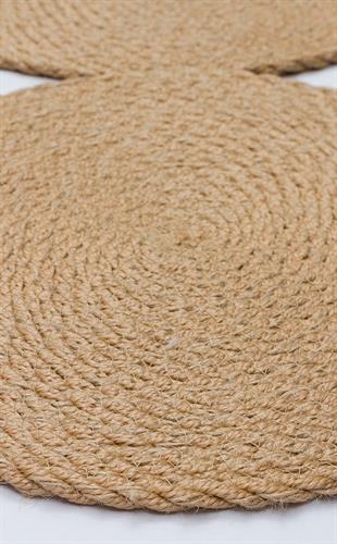 PATNA PTN 01 JUT NATURAL  Renkli Jüt Görünümlü Hasır Örgü Halı