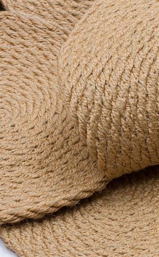 PATNA PTN 07 JUT NATURAL  Jüt Hasır Görünümlü Hav Toz Vermez Örgü Halı