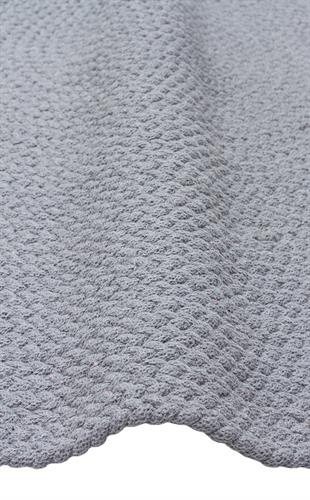 PATNA PTN 18 GREY CTN Q  Renkli Jüt Görünümlü Hasır Örgü Halı