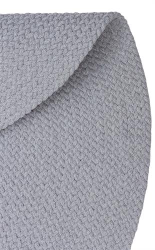 PATNA PTN 18 GREY CTN Q  Renkli Jüt Görünümlü Hasır Örgü Halı