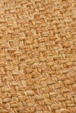 PATNA PTN 19 NATURAL  Jüt Hasır Görünümlü Hav Toz Vermez Örgü Halı 