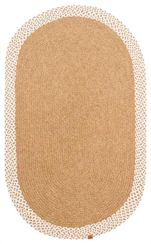 PATNA PTN 19 NATURAL WHITE  Jüt Hasır Görünümlü Hav Toz Vermez Örgü Halı 