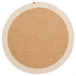 PATNA PTN 19 NATURAL WHITE Q  Jüt Hasır Görünümlü Hav Toz Vermez Örgü Halı 