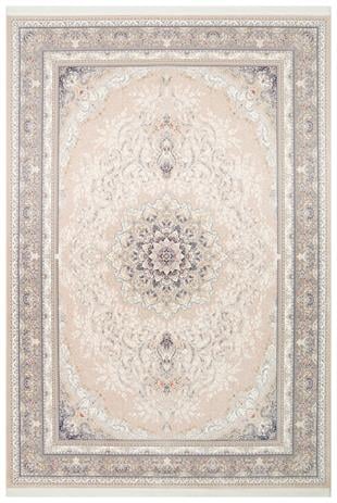 PERSIAN PER 01 BEIGE  Klasik Desenli Yüksek Kalite Sıkı ve İnce Dokuma Yaklaşık 3 Milyon Point Makine Halısı