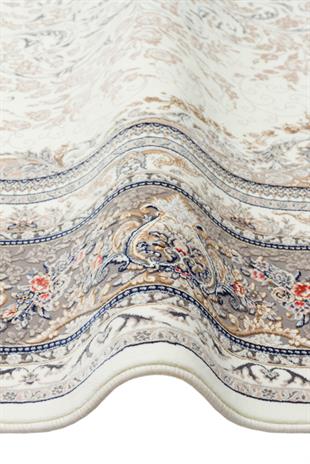 PERSIAN PER 01 CREAM  Klasik Desenli Yüksek Kalite Sıkı ve İnce Dokuma Yaklaşık 3 Milyon Point Makine Halısı