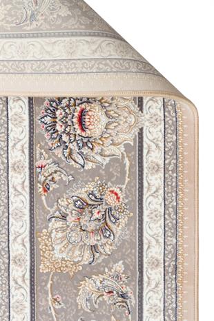 PERSIAN PER 02 BEIGE  Klasik Desenli Yüksek Kalite Sıkı ve İnce Dokuma Yaklaşık 3 Milyon Point Makine Halısı