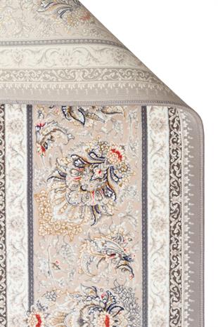 PERSIAN PER 02 L.GREY  Klasik Desenli Yüksek Kalite Sıkı ve İnce Dokuma Yaklaşık 3 Milyon Point Makine Halısı