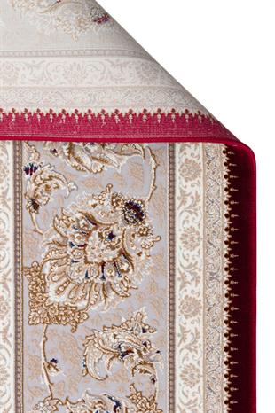 PERSIAN PER 02 RED Klasik Desenli Yüksek Kalite Sıkı ve İnce Dokuma Yaklaşık 3 Milyon Point Makine Halısı