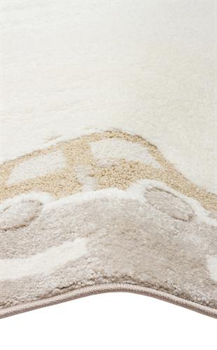 PICCOLO PCL 01 CREAM MULTY  Pastel Renkli Hav ve Toz Vermeyen Çocuk Halısı