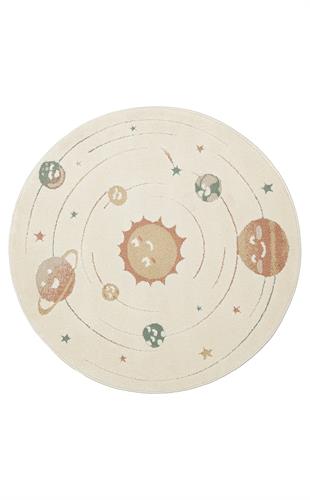 PICCOLO PCL 02 CREAM MULTY  Pastel Renkli Hav ve Toz Vermeyen Çocuk Halısı