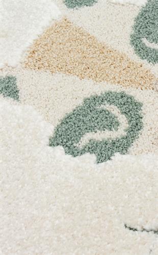 PICCOLO PCL 04 CREAM MULTY  Pastel Renkli Hav ve Toz Vermeyen Çocuk Halısı